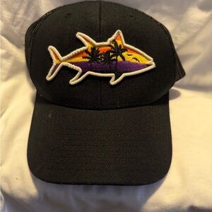 MEN'S LOCAL CROWNS TUNA FISH NIGHT  VIEWS CURVED TRUCKER ADJUSTABLE FIT CAP